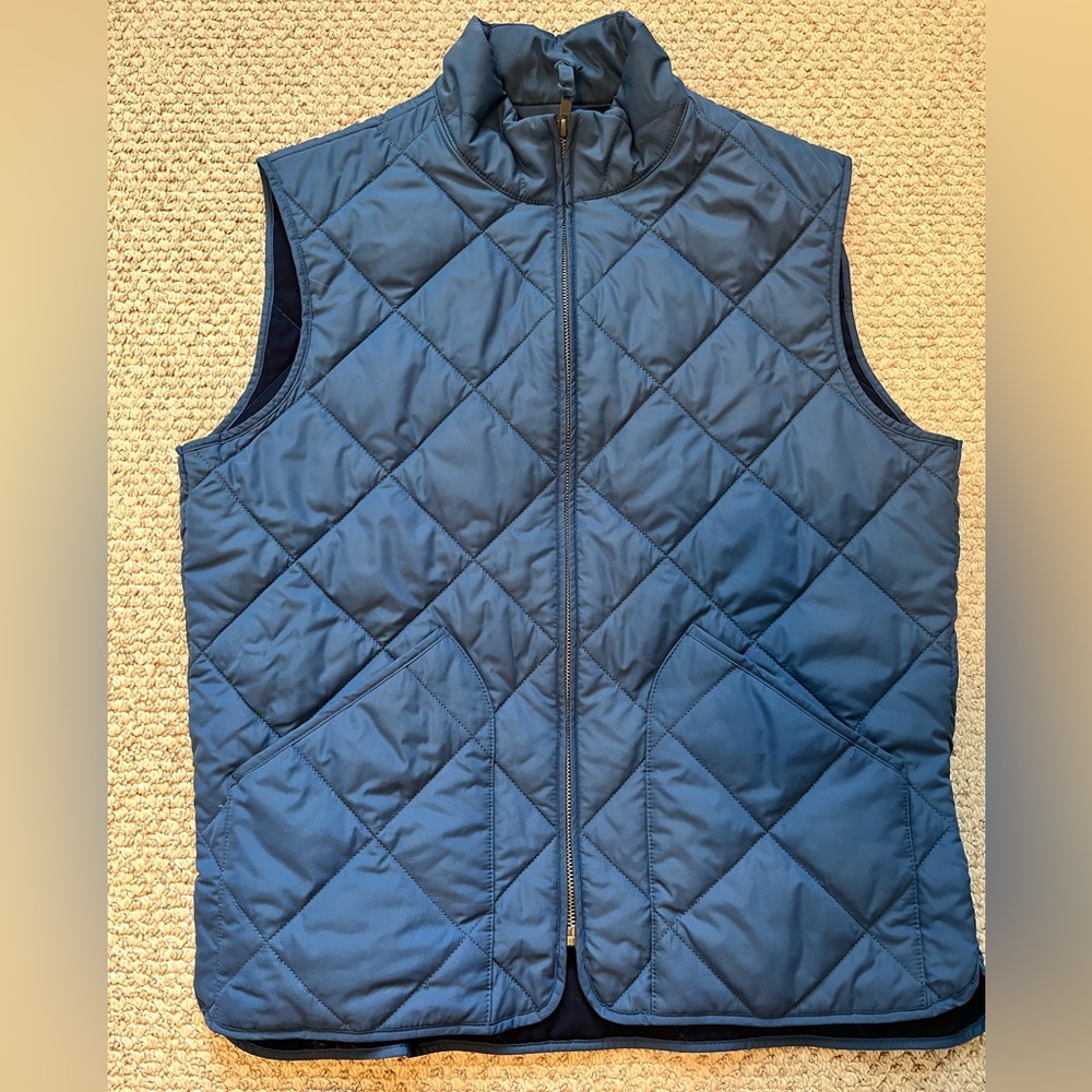 J Crew quilted vest.